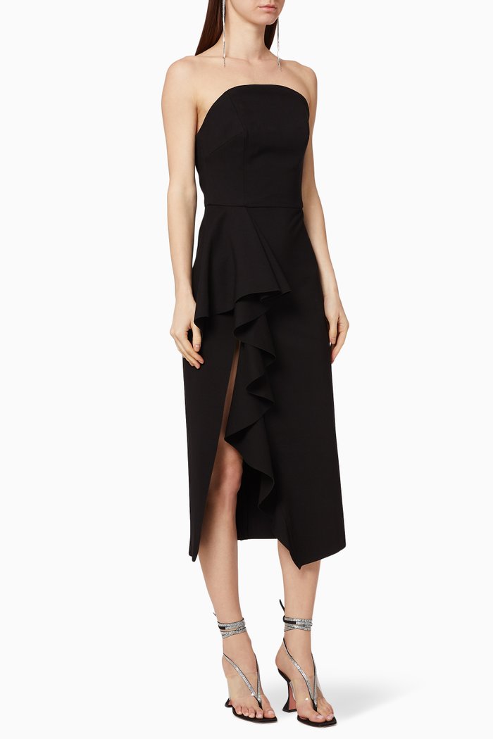 

Beacon Frill Dress, Black