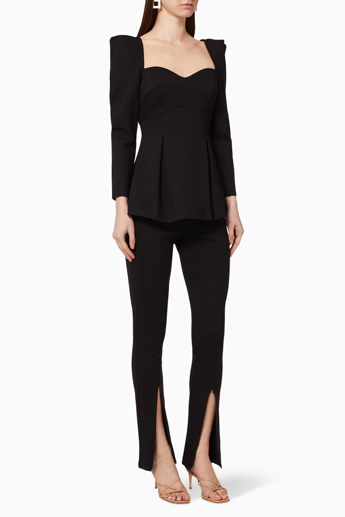 

Emulate Top & Pants Set, Black