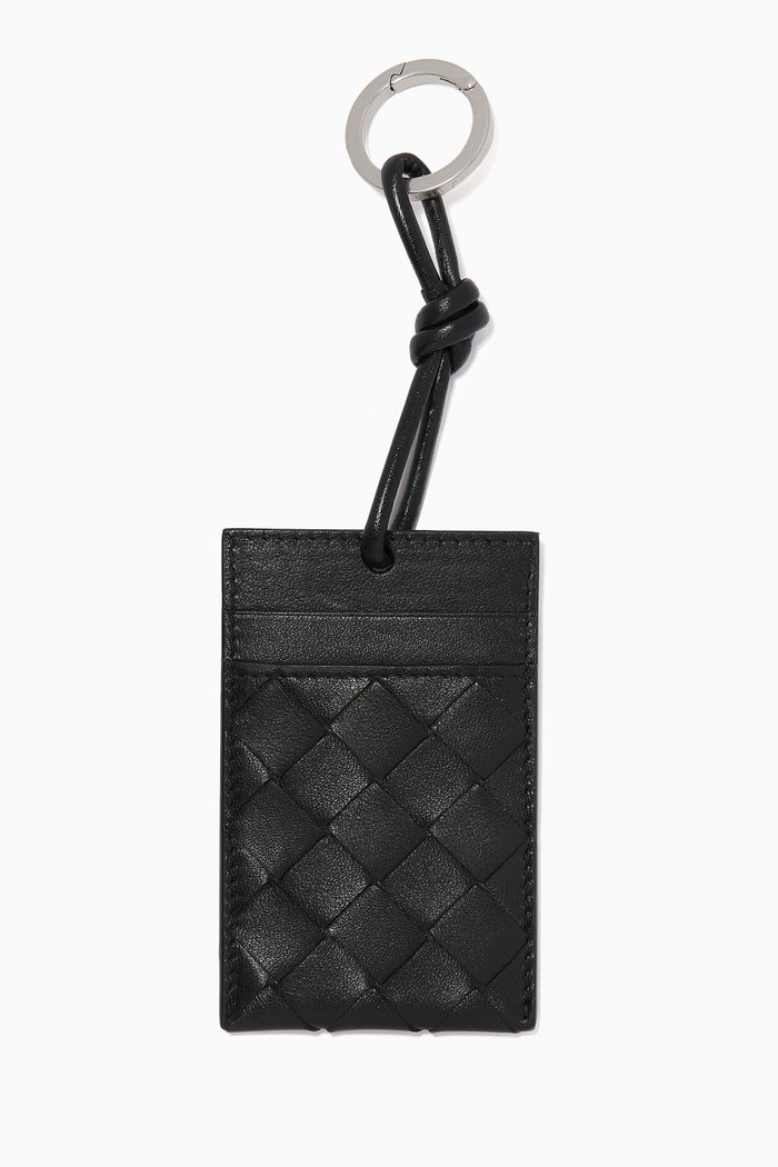 

Card Case in Intrecciato Nappa, Black