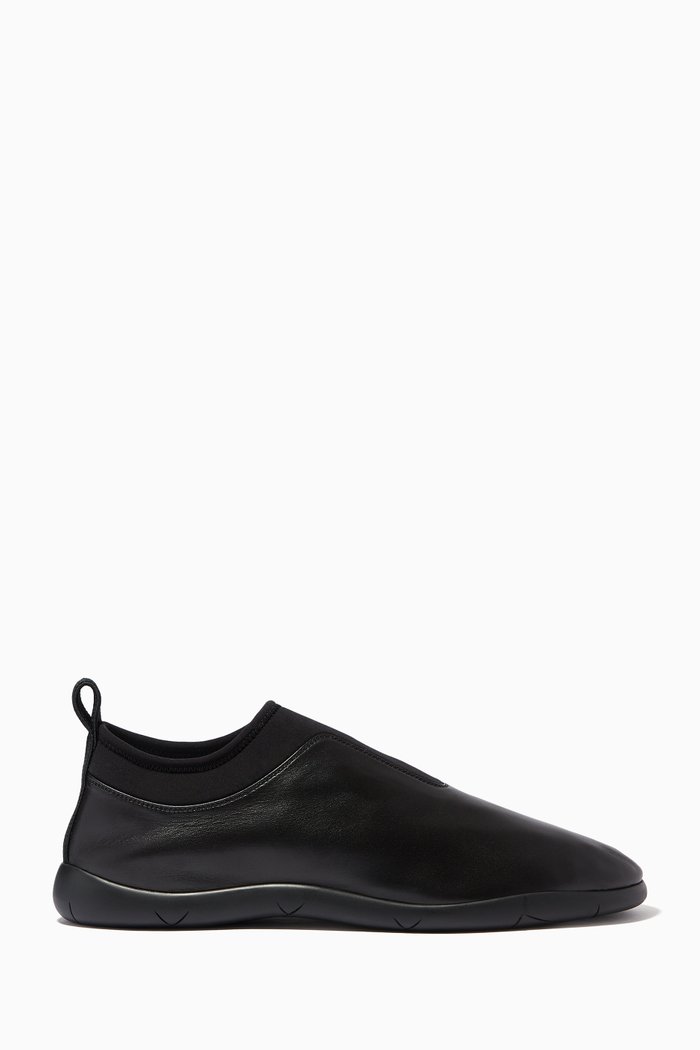 

Sneakers in Neoprene & Nappa, Black