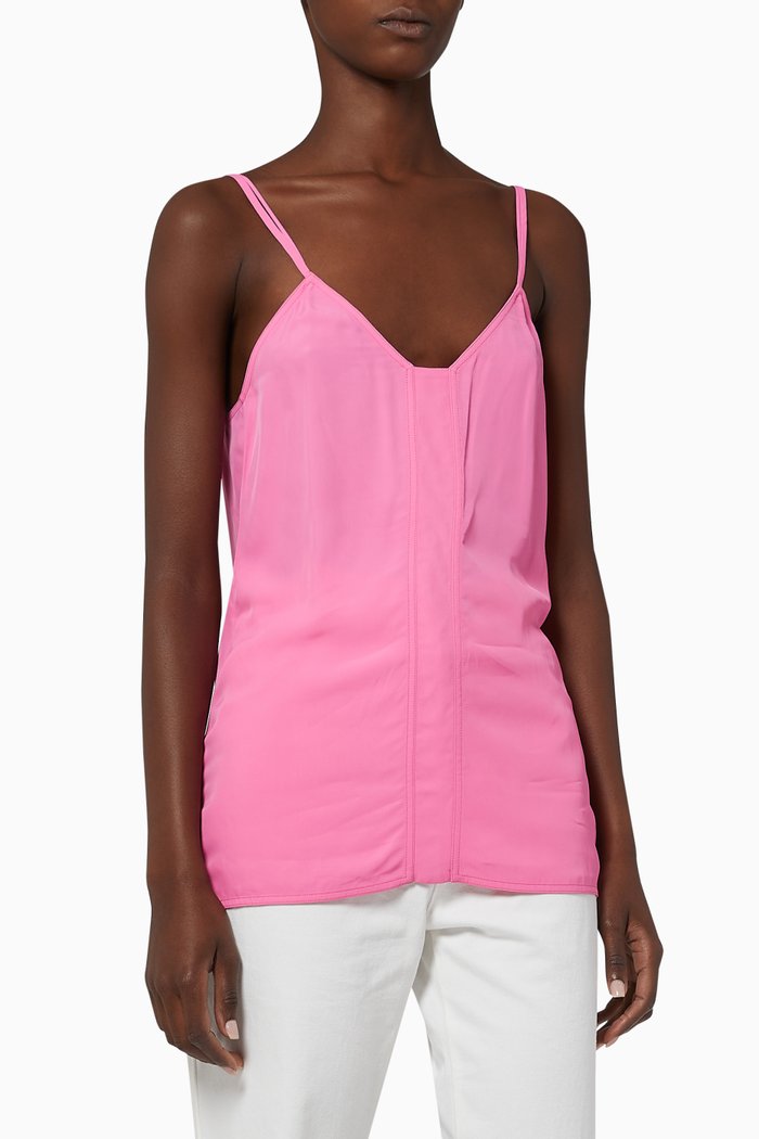 

Liquid Viscose Camisole Top, Pink