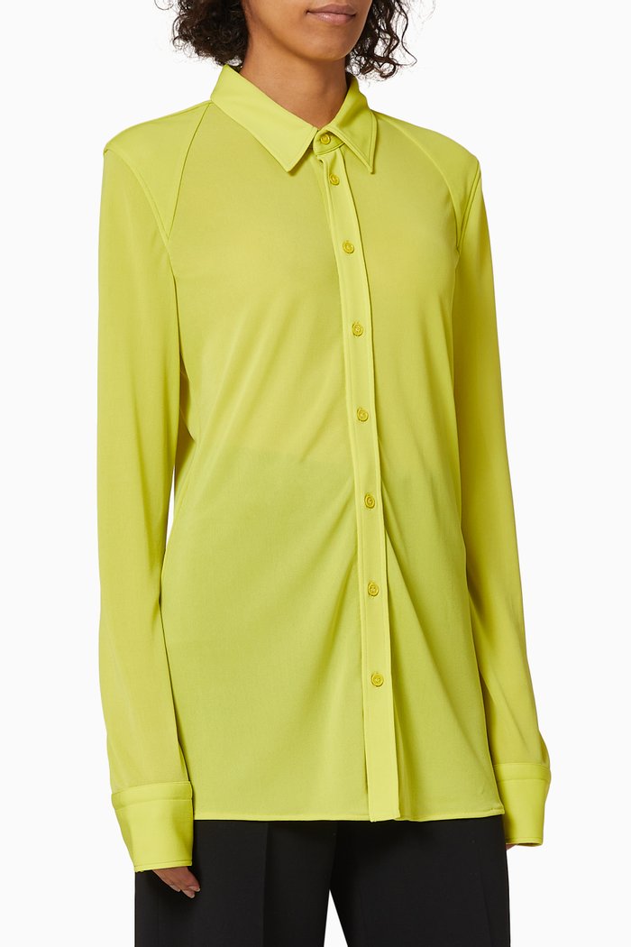 

Tech Crepe Jersey Shirt, Green