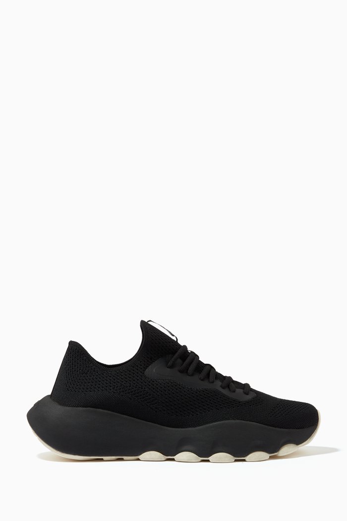 

Apex Sneakers in Recycled Polyester Knit, Black