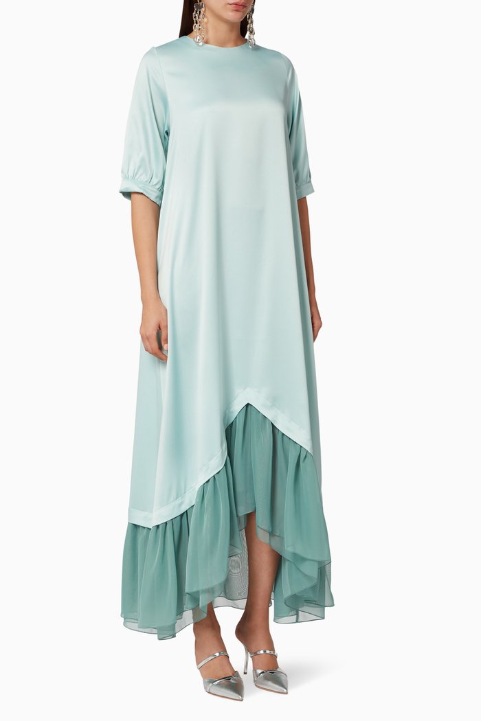 

Tiffany Silk Dress, Blue