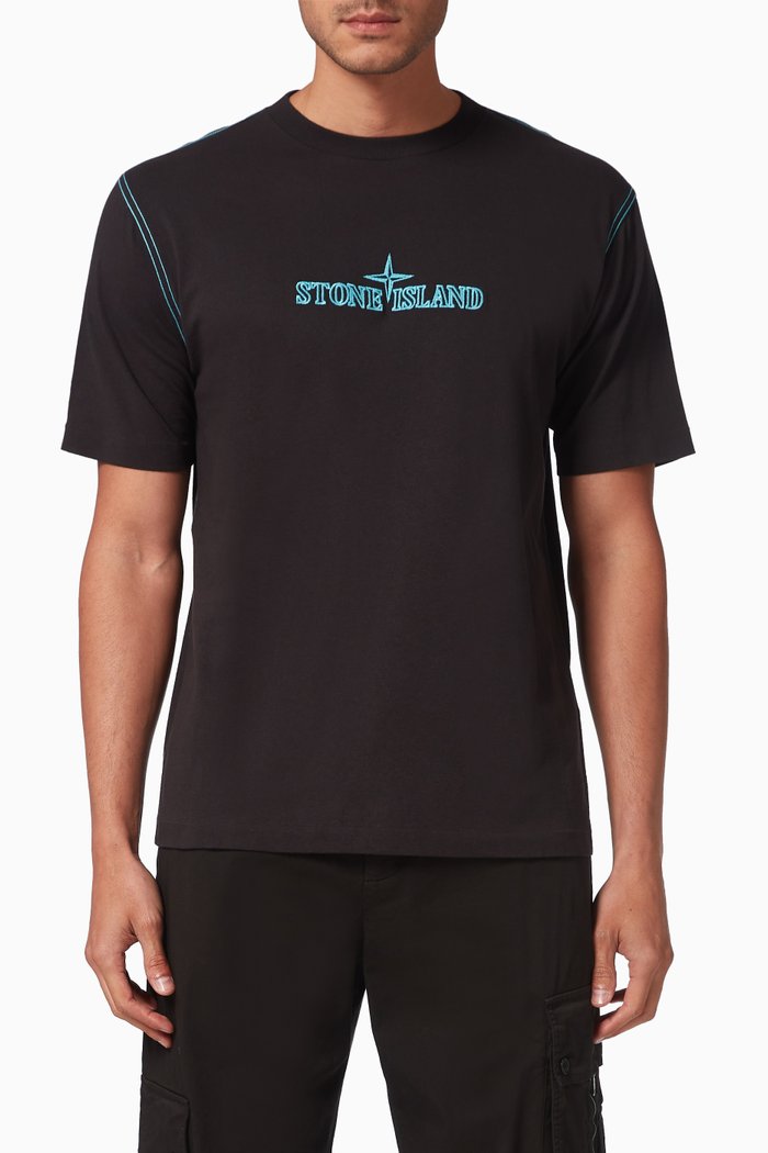 

Logo T-shirt in Cotton, Black