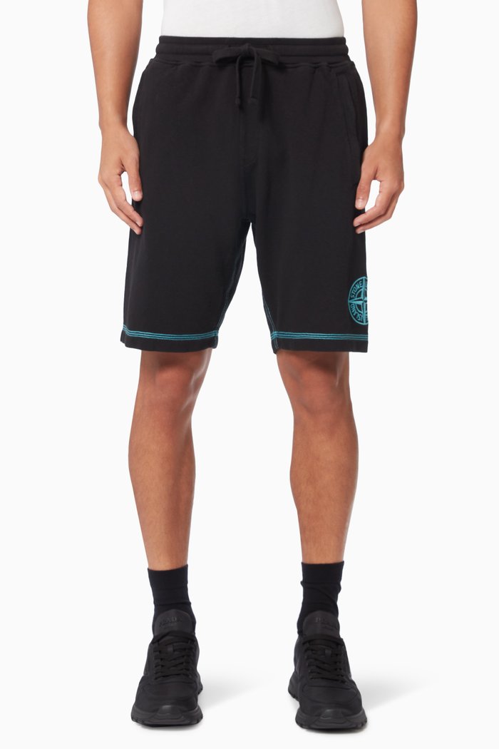 

Bermuda Shorts in Cotton, Black