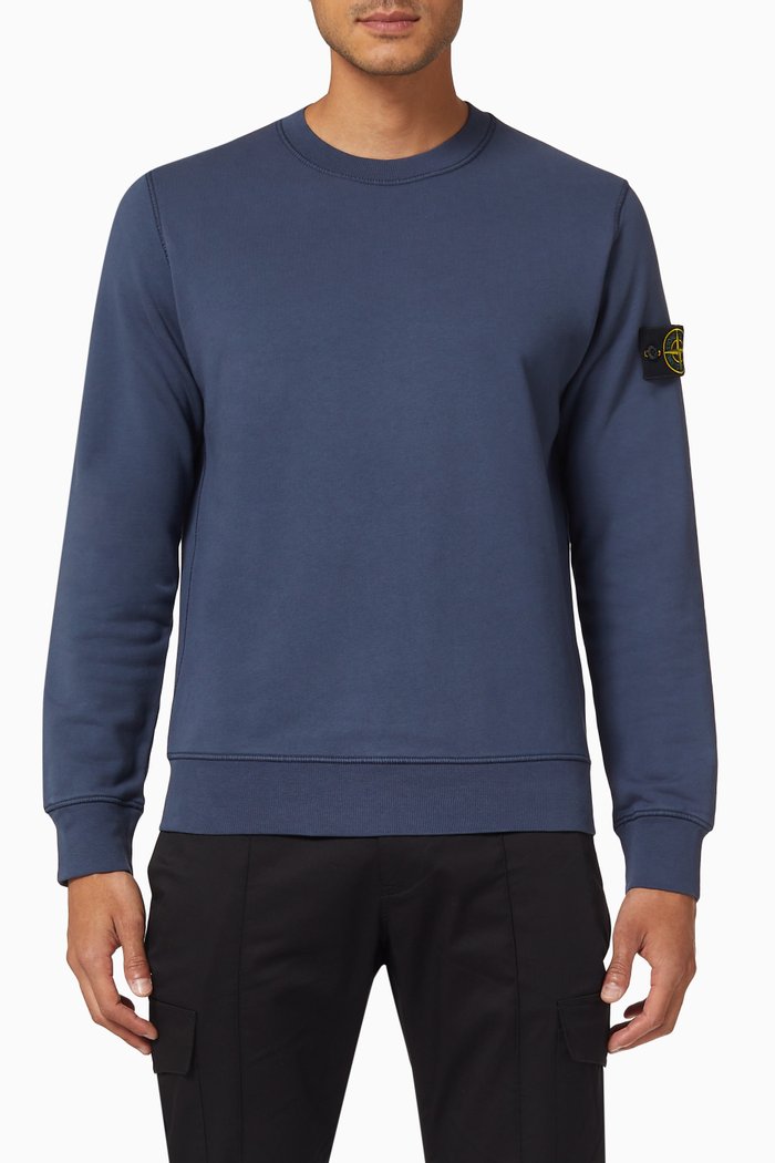 

Garment Dyed Sweatshirt, Blue