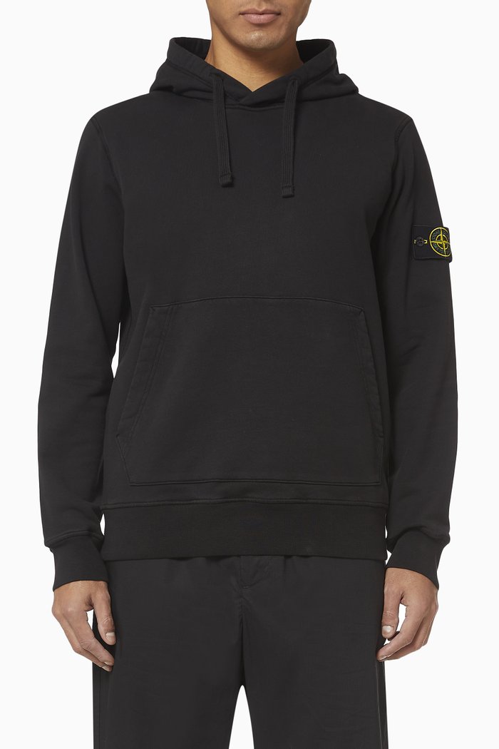 

Cotton Hoodie, Black