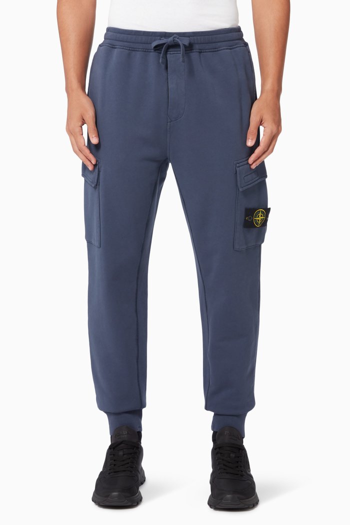 

Cargo Sweatpants in Cotton, Blue