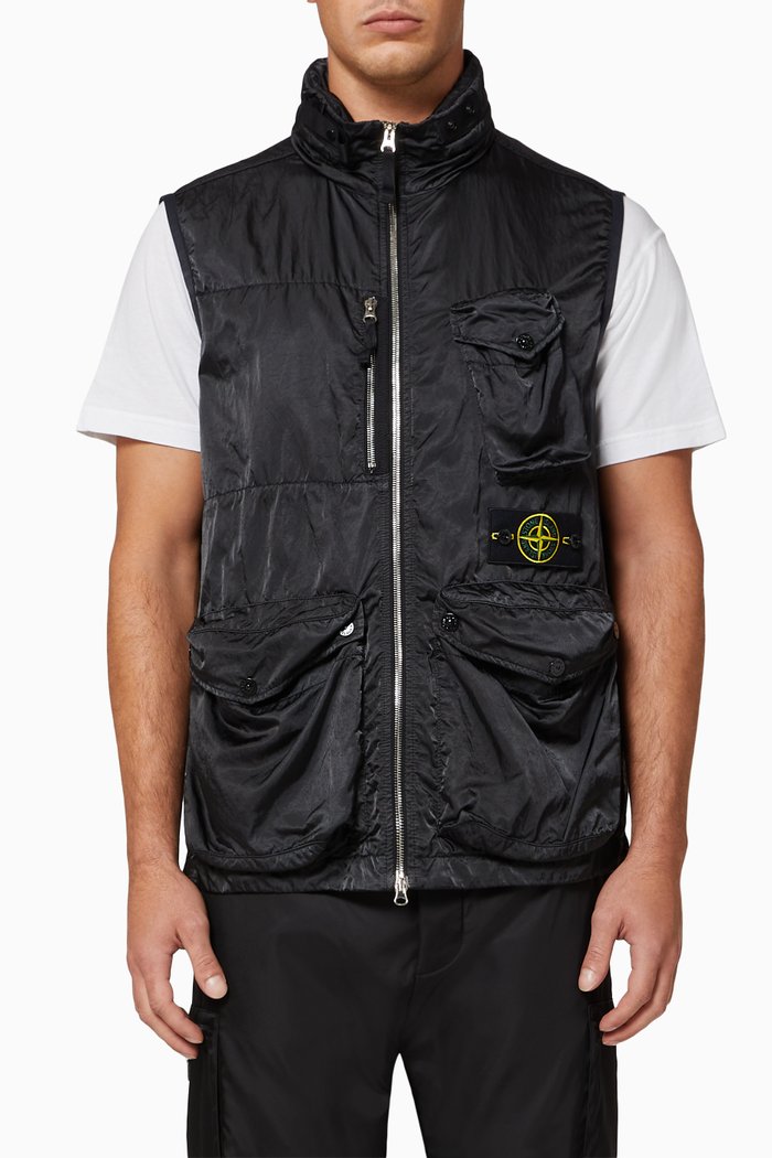 

Raso Vest in Nylon, Black