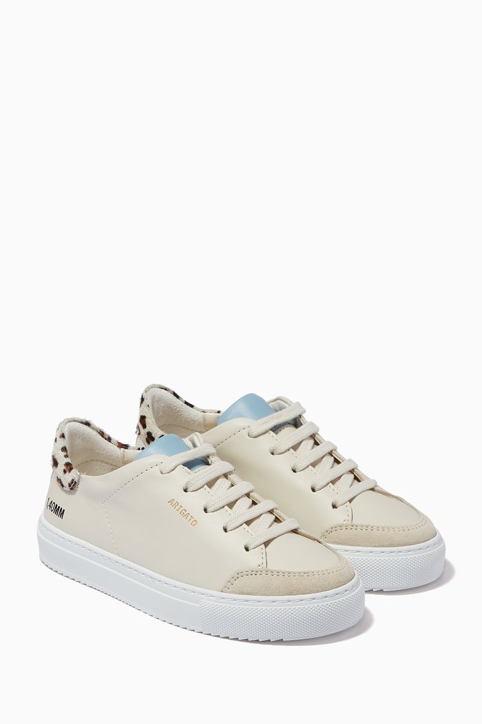 

Clean 90 Triple Leopard Sneakers in Leather, Neutral