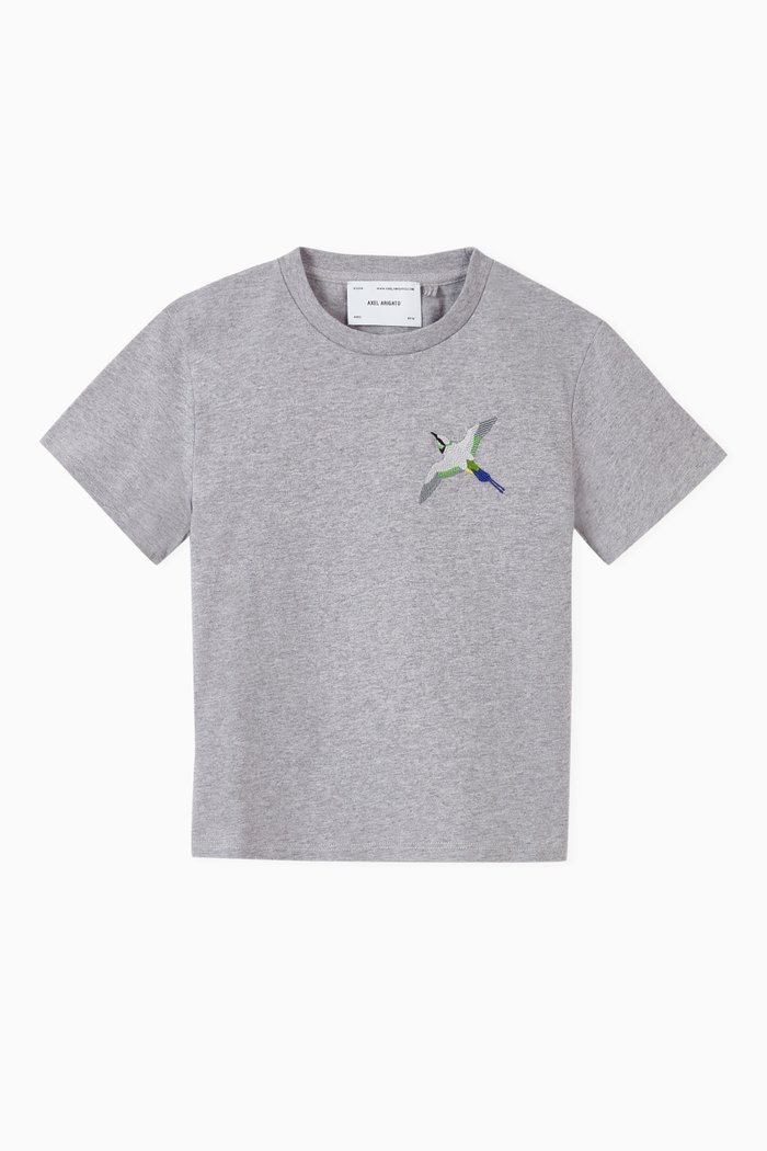 

Single Tori Bird Jersey T-shirt, Grey