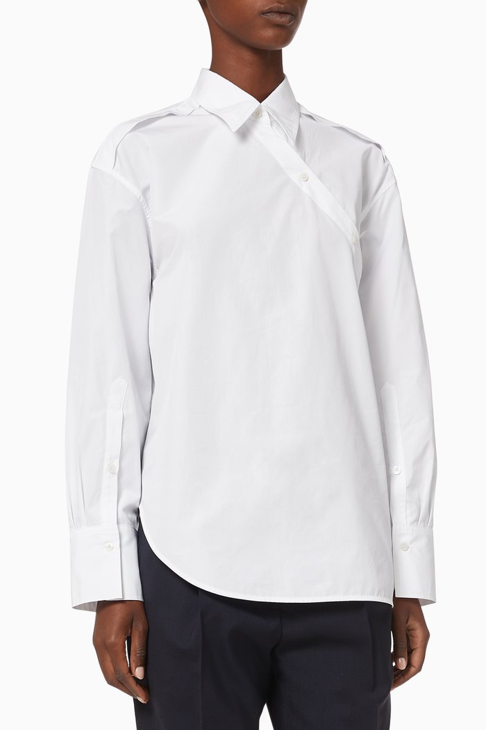 Miller Cotton Shirt, White