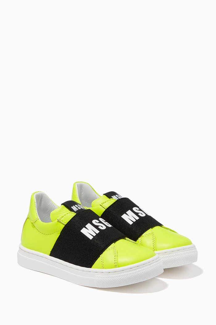 

Logo Low-Top Sneakers, Yellow