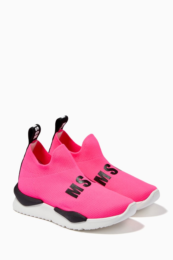 

Logo Sock Trainers, Pink