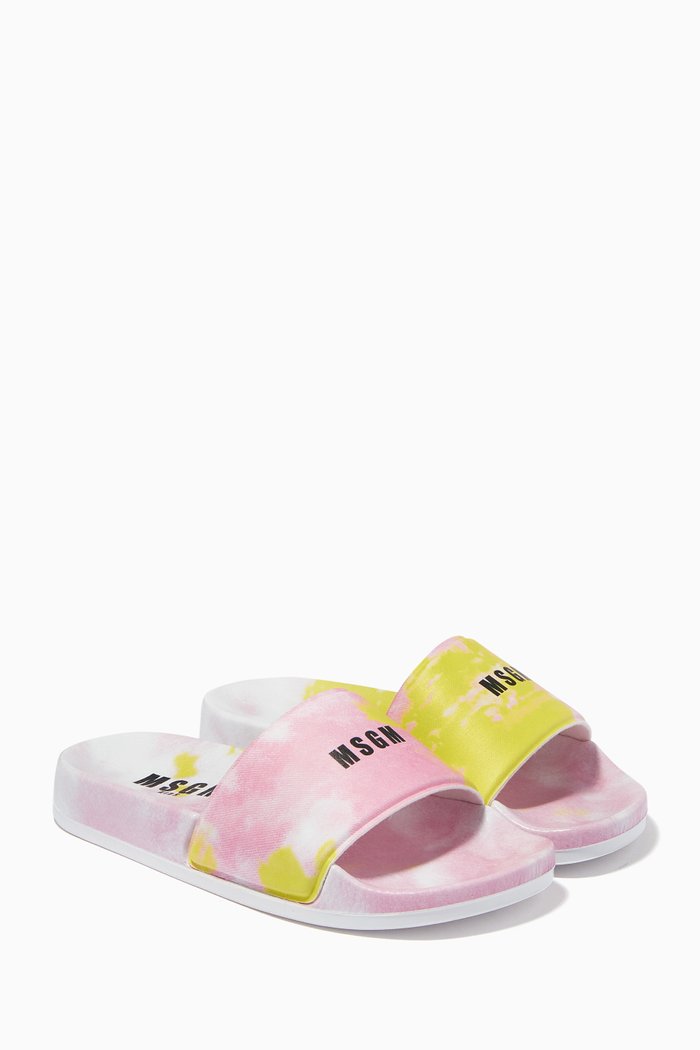 

Tie-Dye Logo Slides, Pink