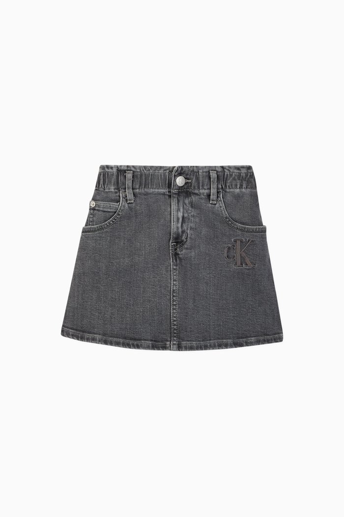 

Denim Mini Skirt, Black