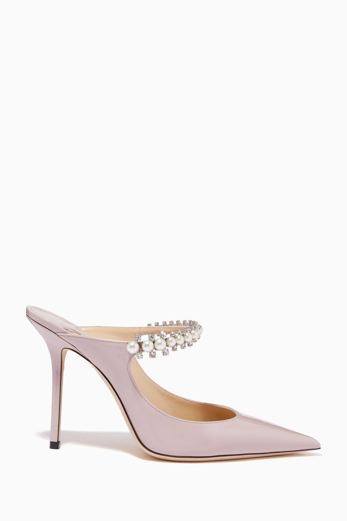 

Bing 100 Mules in Patent Leather, Pink