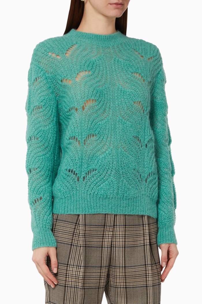 Odilia Wool Sweater, Green