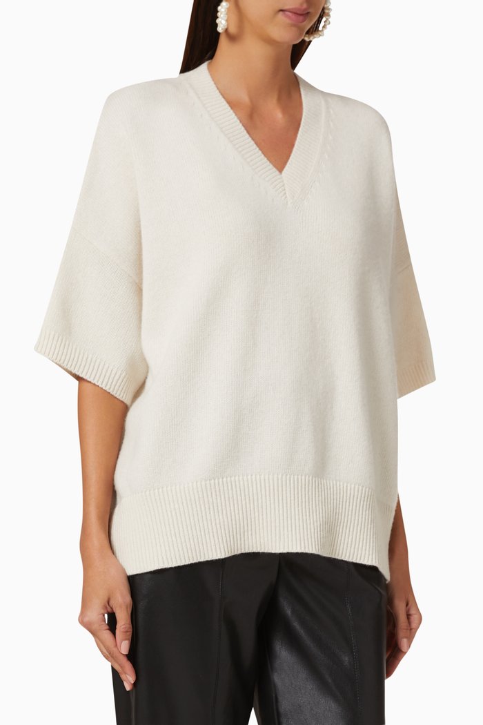 

Marina Monochrome Sweater, White