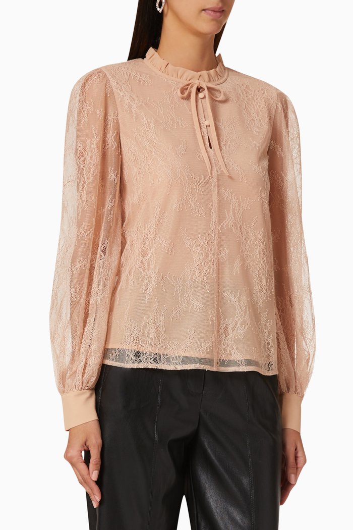

Vasto Lace Blouse, Pink