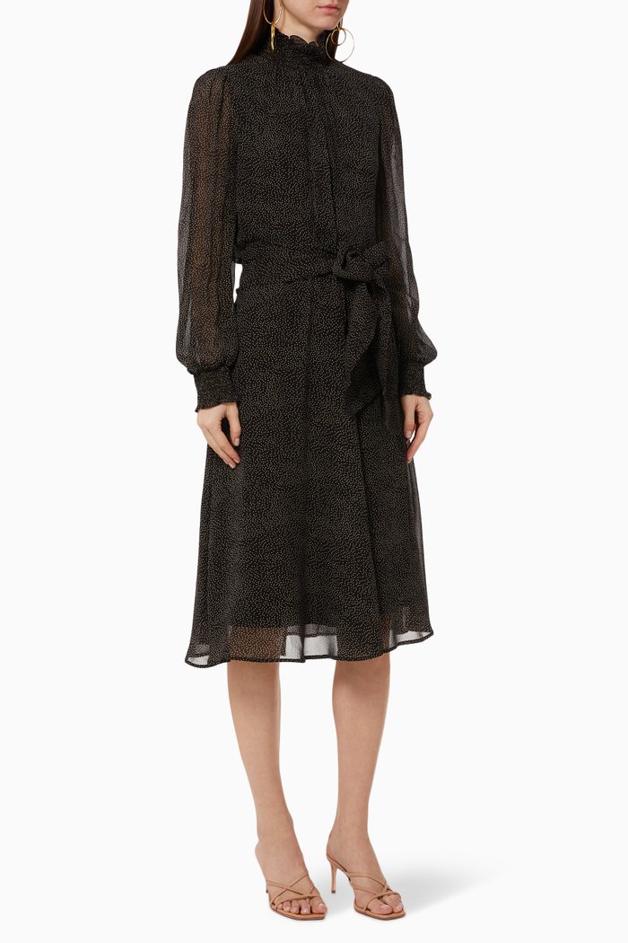 

Epopea Belted Dress, Black