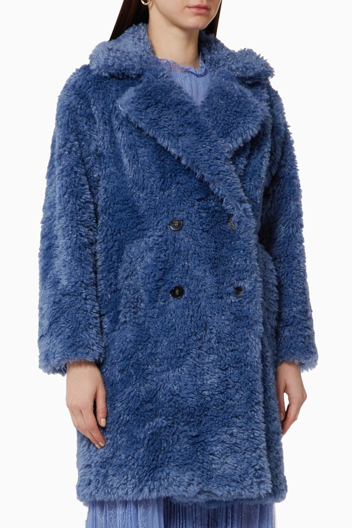 

Duilia Faux Fur Coat, Grey