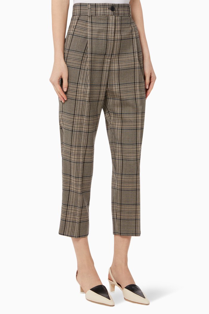 

Input Checkered Pants, Black