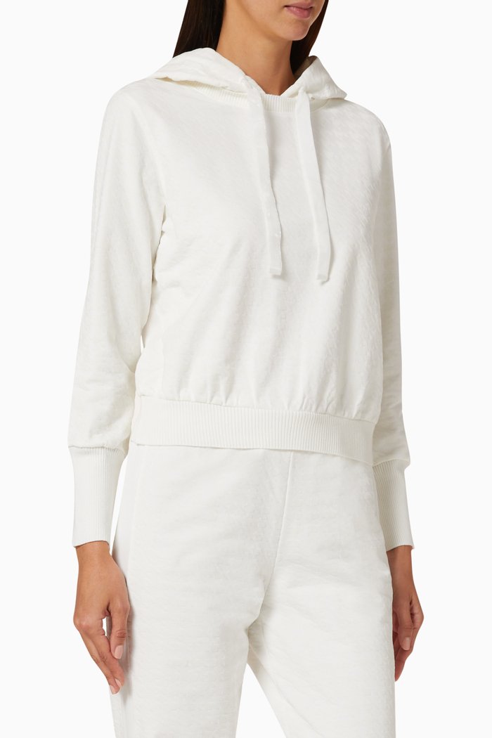 

Assuan Jersey Hoodie, White