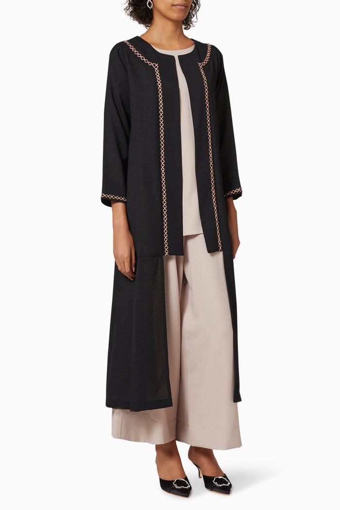 

Jacket & Inner Chiffon Set, Multicolour
