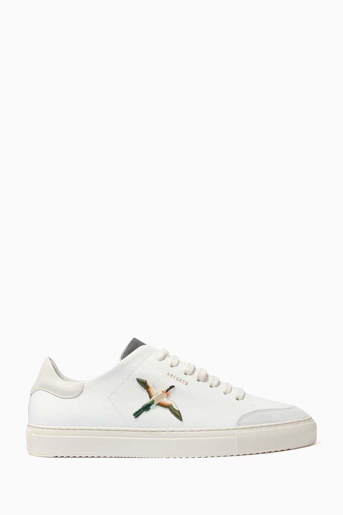 

Clean 90 Bird Sneakers in Leather, White