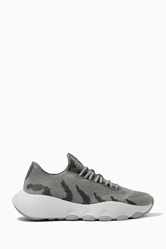 

Apex Sneakers in Recycled Polyester Knit, Grey