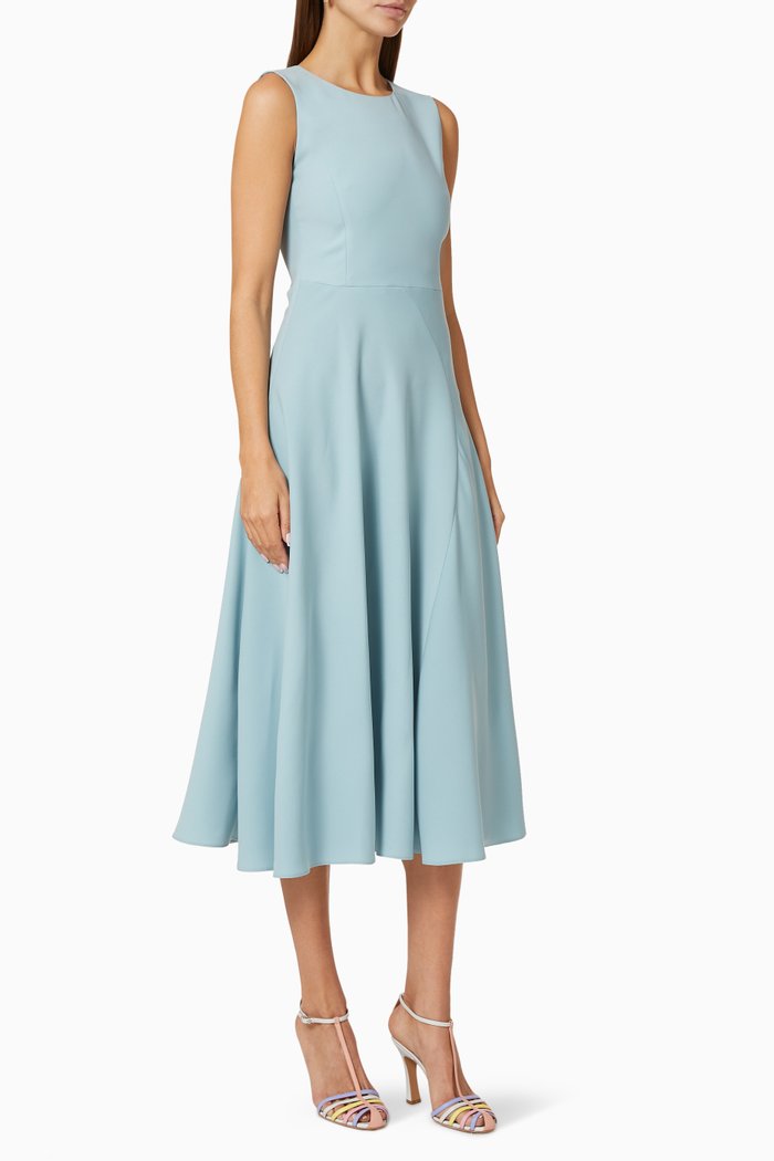 

Techno Cady Shift Dress, Grey