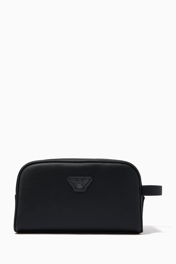 

EA Eagle Travel Beauty Case in Eco Leather, Black