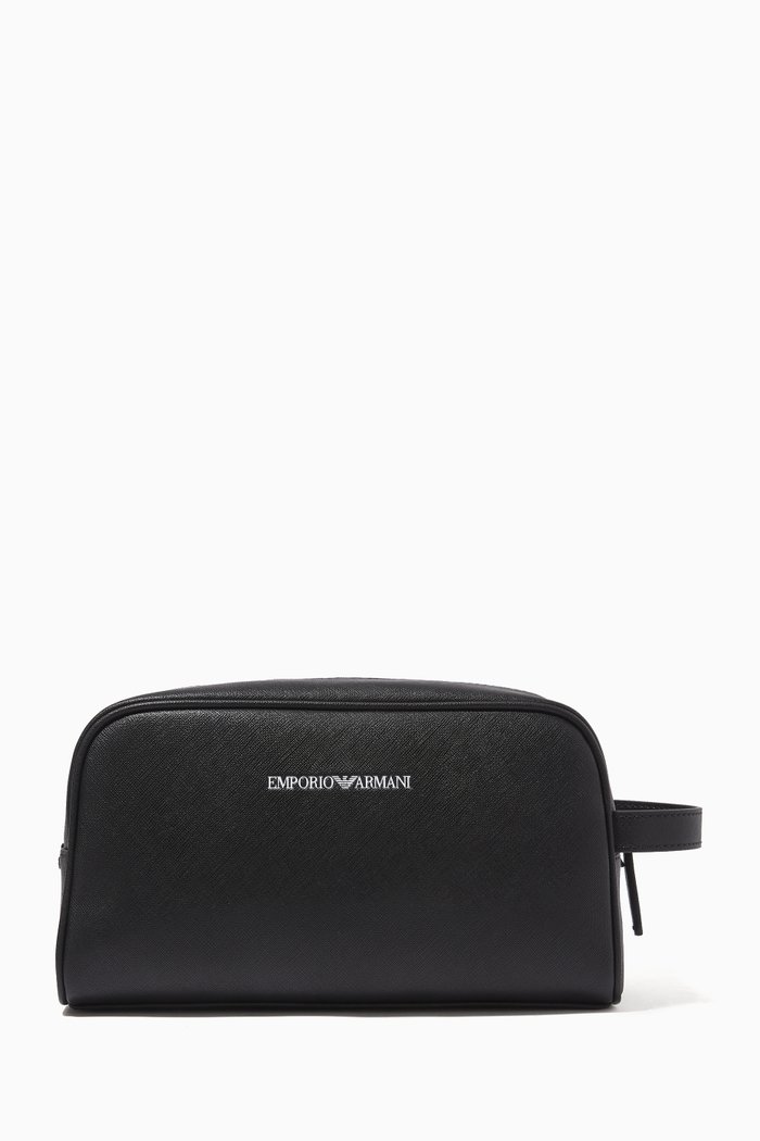 

EA Travel Beauty Case in Eco Leather, Black