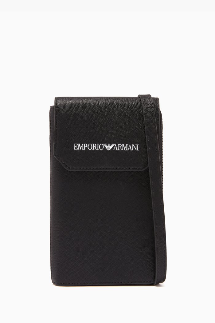 

Bi-Fold Travel Wallet in Eco Leather, Black
