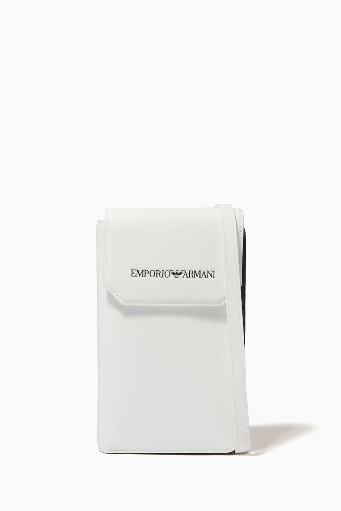 

Bi-Fold Travel Wallet in Eco Leather, White