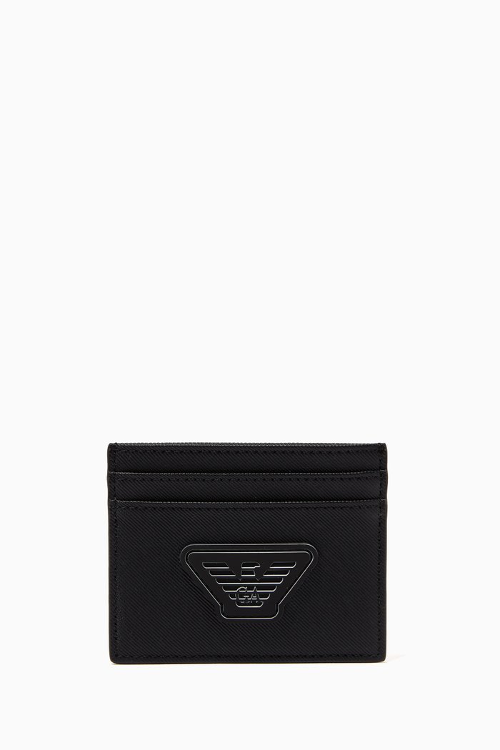 

EA Eagle Cardholder in Eco Leather, Black
