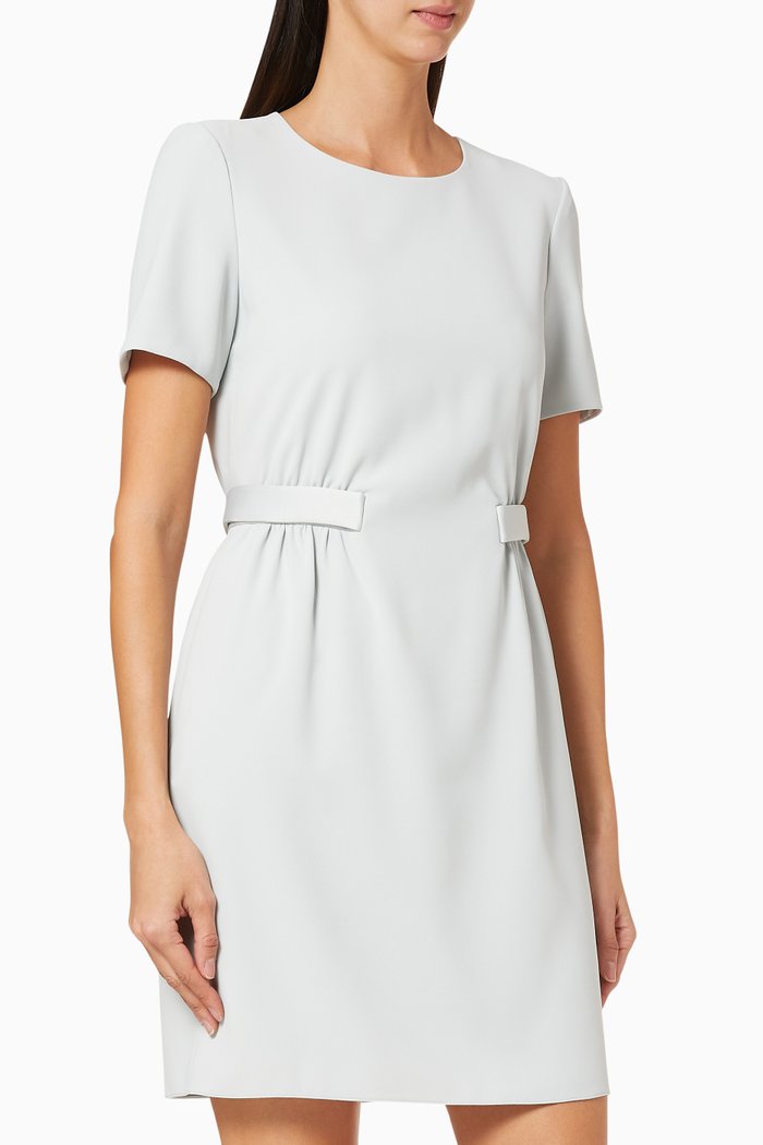 

Cady Techno Crepe Dress, Blue