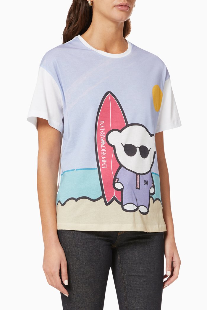 

EA Manga Bear Jersey T-Shirt, White