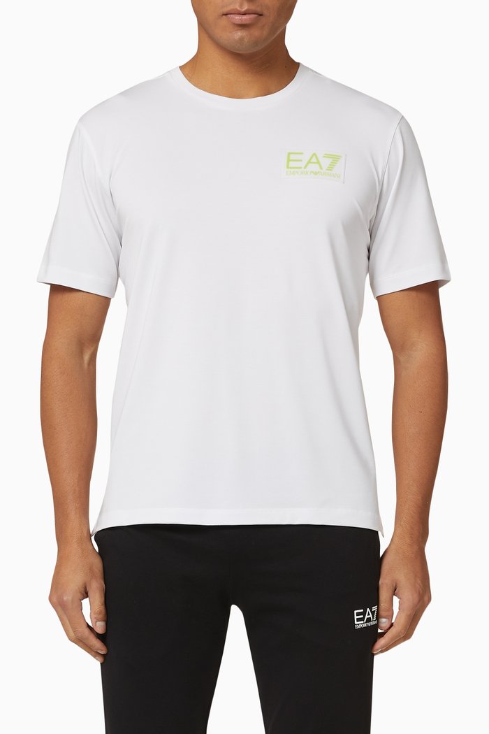 

EA7 Patch Jersey T-Shirt, White