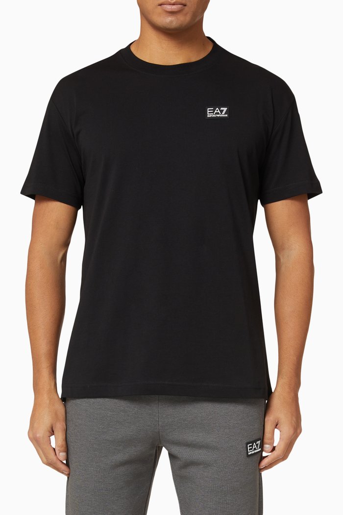 

EA7 Core Identity Jersey T-shirt, Black