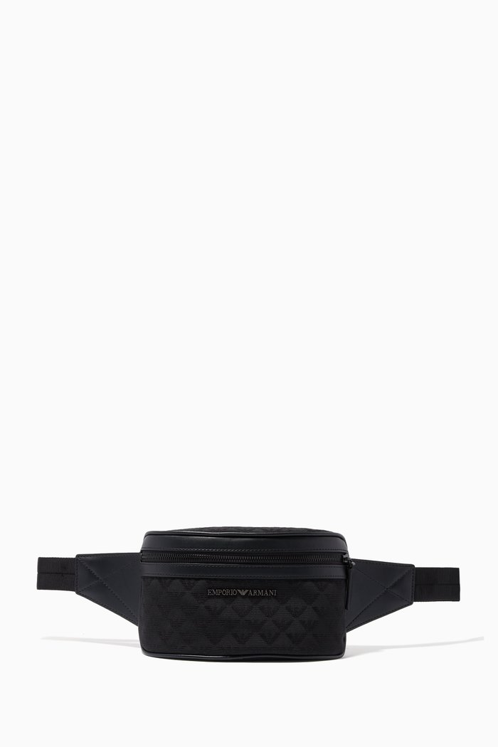 

EA Eagle Belt Bag in Nylon, Black