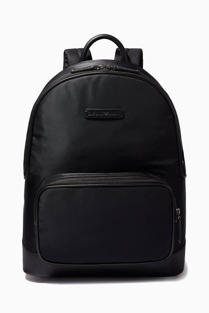 

EA Backpack in Eco Leather, Black