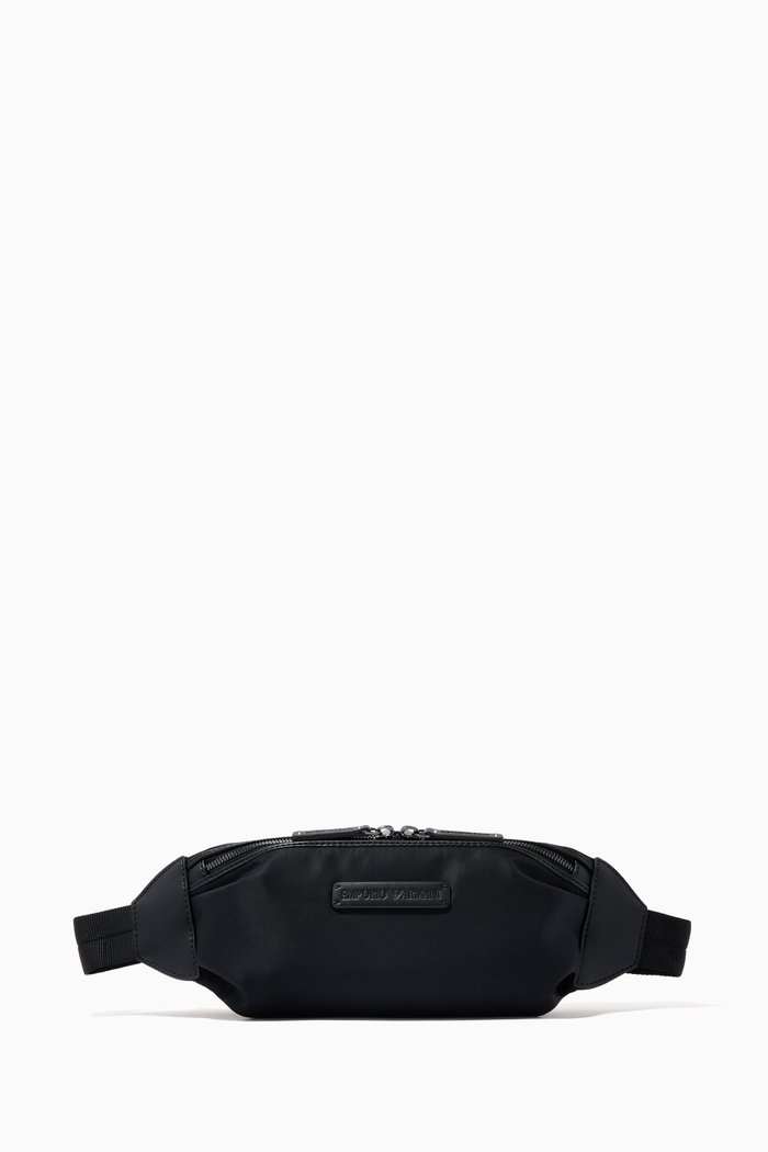 

EA DoubleZip Belt Bag in Nylon, Black