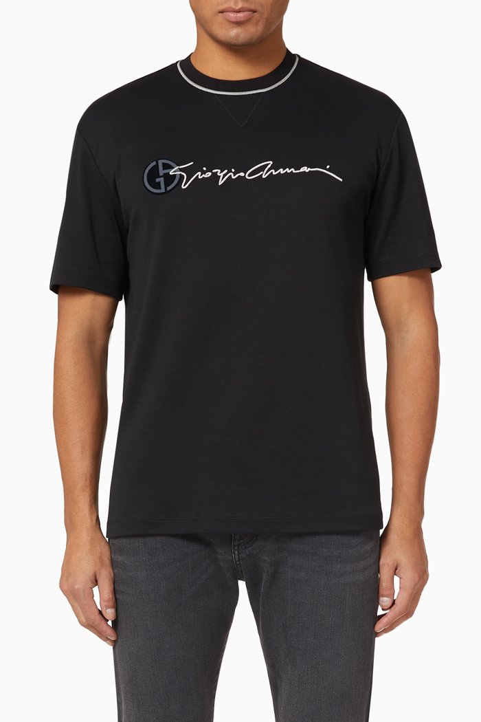 GA Signature Jersey T-Shirt, Black