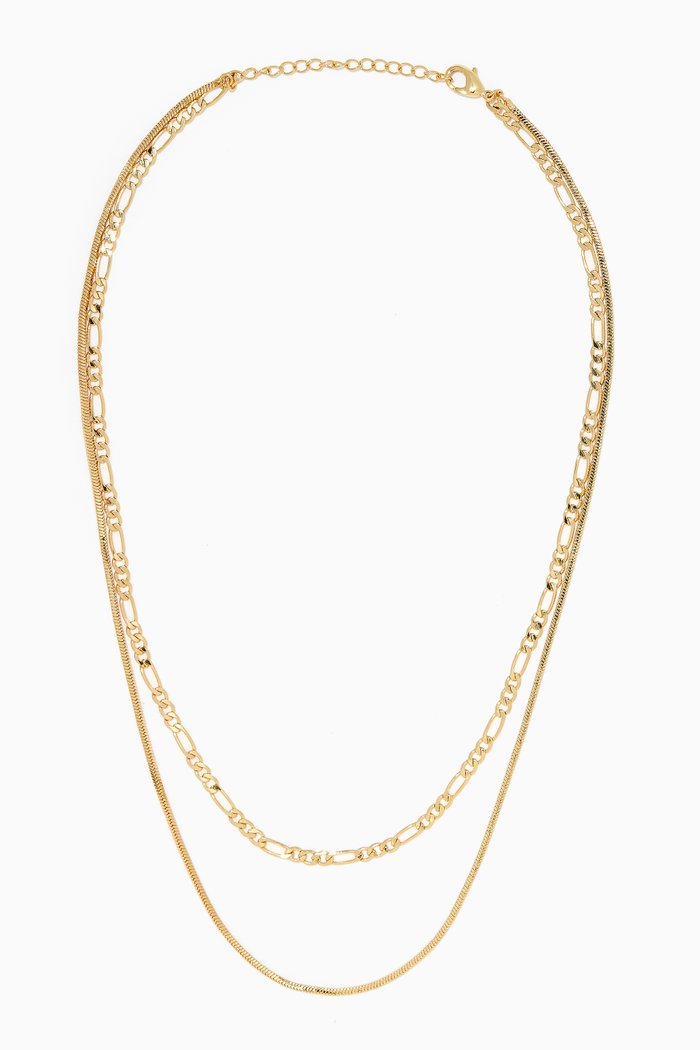 

Cecilia Chain Necklace, Gold