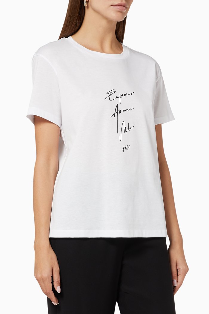 

EA Signature Jersey T-Shirt, White