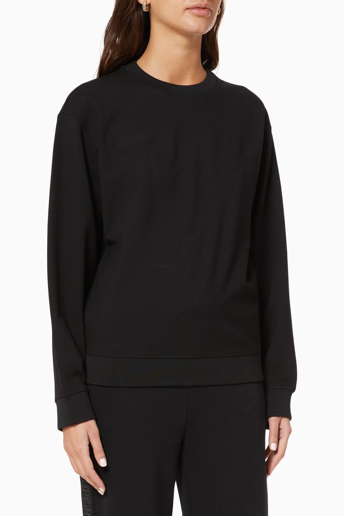 

EA Macro Eagle Jersey Sweatshirt, Black