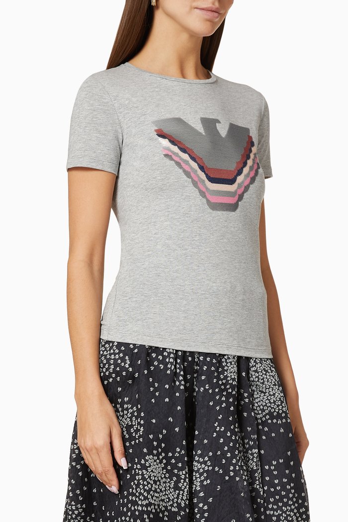 

EA Macro Eagle Jersey T-Shirt, Grey